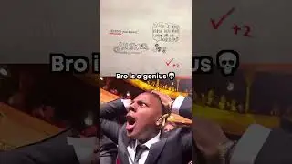 Bro is a genius