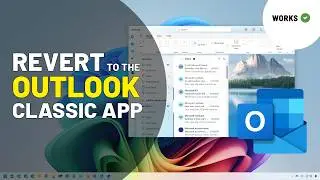 📩 Block new Outlook app and rollback to classic version on Windows 11