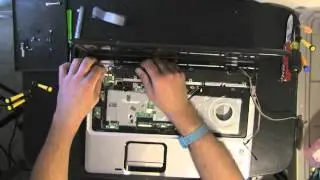 HP DV9000 take apart, disassemble, how to open disassembly