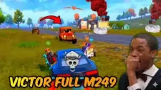 FUNNY PUBG MOMENTS 😂 FULL SQUAD VICTOR M249 HEART ATTACK 😱😂