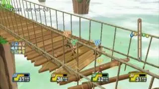 Family Trainer: Treasure Adventure (Wii) - E3 2010 Falling Bridge Gameplay