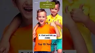 top 10 popular YouTuber #top10channel #top10mostpopular #movie #top5andtop10  #memes #top10inglobe