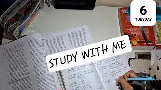 STUDY WITH ME | NO NOISE | COMPETITIVE EXAM PREP|
