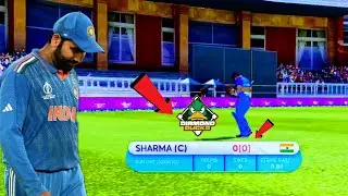Rohit Sharma Out for a Diamond Duck 😱 | Shocking Run Out Without Facing a Ball!
