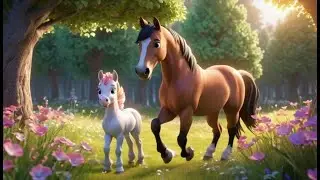 Foal Manes Go Toss Toss Toss | English Nursery Rhyme | Kids Songs | Baby Music