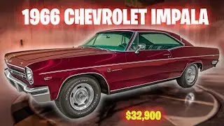 1966 Chevrolet Impala 327 4-Speed &ndash; Classic Muscle Car for Sale | $32,900 | Kinion Auto