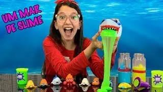 DESAFIO DO SLIME COM AQUABITZZ - MUITA DIVERS&Atilde;O | Luluca