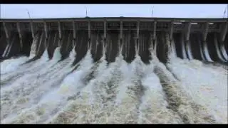 Pensacola Dam, Grand Lake Oklahoma, 220,000 cfs water release