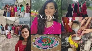 Pongal celebration at college 2024✨/BHMS First year