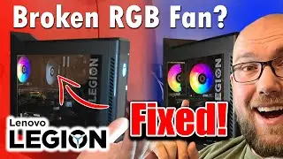 Broken RGB Fan Fix for Lenovo Legion 5 Desktop | & RGB Controls Demo