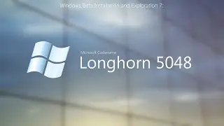 Windows Longhorn Build 5048