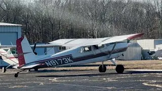 Cessna 180G Skywagon (N9173K) Taxiing at Brookhaven Calabro Airport
