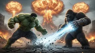&ldquo;Hulk vs King Kong: Neon Cyber City Ultimate Battle | Epic Action Clash 2026