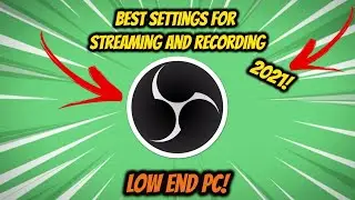 *BEST* OBS Recording And Streaming Settings For Low End PC | 1080p60 NO LAG & HIGH QUALITY | 2022 |