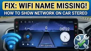 😭Wifi/Hotspot name is not showing problem in android car stereo || How to fix it