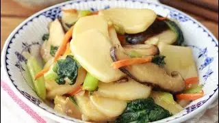 Ricetta: GNOCCHI DI RISO CINESI - Facilissimi  中式炒年糕  [ENG SUB]