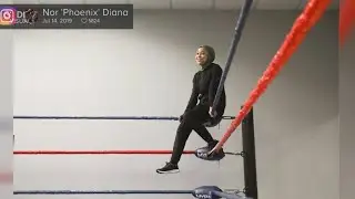 Malesia, la donna del momento &egrave; Nor 'Phoenix' Diana: la prima e sola wrestler che combatte con hijab