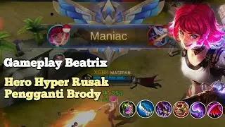 Gameplay Beatrix Hyper || Build dan Rotasi Beatrix Hyper || Mobile Legends