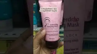 Review Viva Waterdrop Sleeping Mask #viva #sleepingmask #skincare