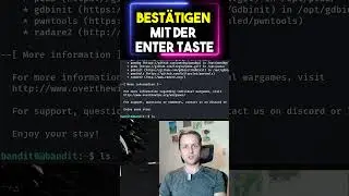 Over the wire Bandit Level 1 - Dateien anzeigen und auslesen auf #linux  Kommandozeile