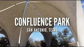 Aerial footage of Confluence Park