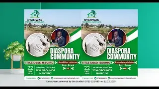 Nyamwas Properties and Investments Diaspora community Tittle Deed Issuing