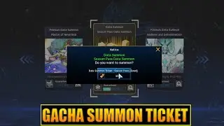 GACHA SUMMON SEASON PASS TICKET DMO  - DIGIMON MASTERS ONLINE