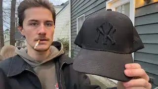 Smoking a Cigarette While Not Wearing a Yankees Hat
