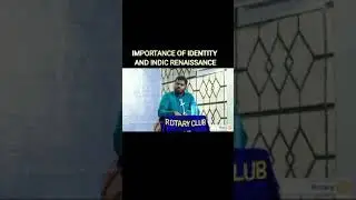 J Sai Deepak: Important of identity and Indic Renaissance