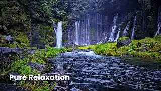 Peaceful Waterfall Sounds 🌊 | Deep Sleep, Relaxation ,Stress Relief, Focus & Calm (3 Hours)