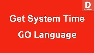 GO Programming Get System Time