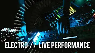 SOLAR CHROME - SIGNALS FROM SATURN // live [Electro, LXR-02, K-Station, Hydrasynth]