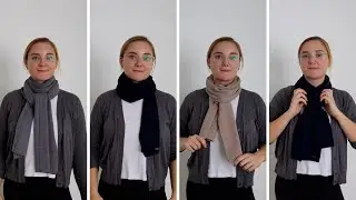 4 stylische Wege, deinen Schal zu binden 🧣