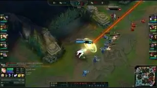 Lux vs Syndra and Lee Sin outplay League of Legends
