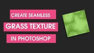 Hand Painted / Stylized - Seamless Grass Texture (Timelapse)