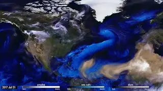 NASA video shows active 2017 hurricane season simulation