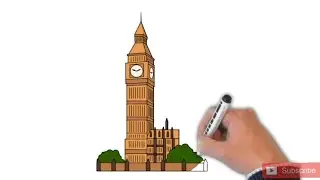How to draw Big Ben