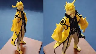 Esculpiendo a Naruto Modo Kurama