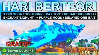 (TERBUKTI) EKSPERIMEN TEORI MEGA FROSTBORNE MAX TON! #fishit #fishitroblox #roblox #fanmate