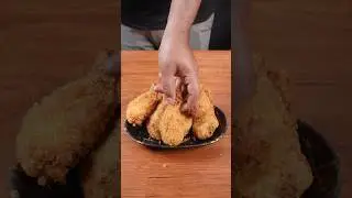 🔥 ASMR Crispy Fried Chicken | Ultra Crunchy Bites | Satisfying Fry Sounds #shorts #asmr #viral