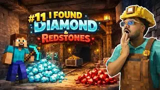 Mining Karte Hi Mil Gaye DIAMONDS & REDSTONES 😳 | Minecraft Survival #11 ep