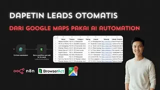 Cara Scraping Google Maps Jadi Leads Bisnis | n8n Automation