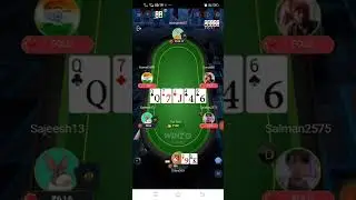 WinZo poker 210 loss game play kuchvi open nehihua bed luck..😭😭