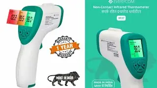 Everycom Infrared Thermometer IR37 (Non Contact Thermometer) Unboxing | Review | Made in India 🇮🇳