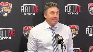 Andrew Brunette, Postgame: Florida Panthers 6, Philadelphia Flyers 3