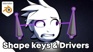 Shape Keys, Drivers, and the face rig in Blender for Beginners