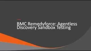 Discovery Sandbox Setup