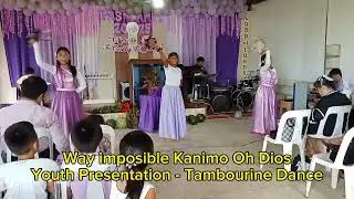 Way Imposible -  Worship Tambourine Dance (One Way Outreach Church) Tabalong Dauis Bohol