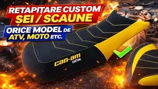 Retapițare Șei ATV & Moto CUSTOM &ndash; Materiale Premium