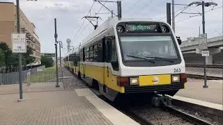 DART Green Line Train arrives at Victory Station (June 1, 2023)